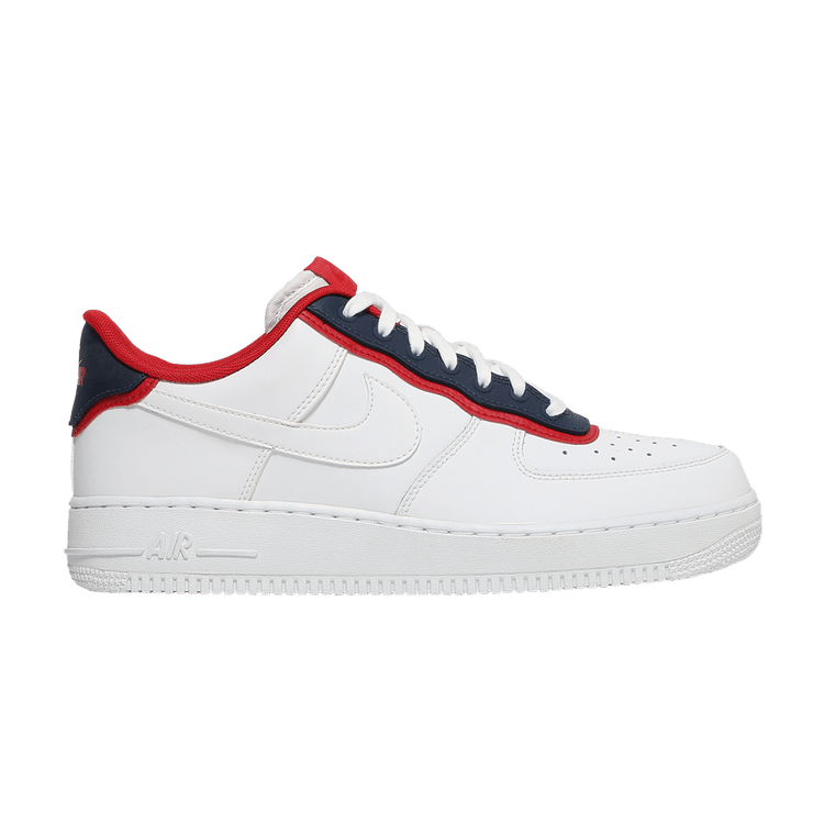 Nike Air Force 1 Low Double Layer White Obsidian Red