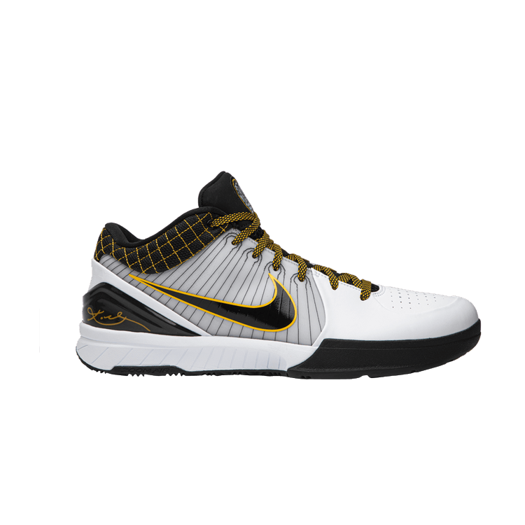 Nike Kobe 4 Protro White Black Del Sol