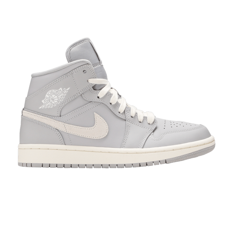 Jordan 1 Mid Atmosphere Grey Pale Ivory (Women's)