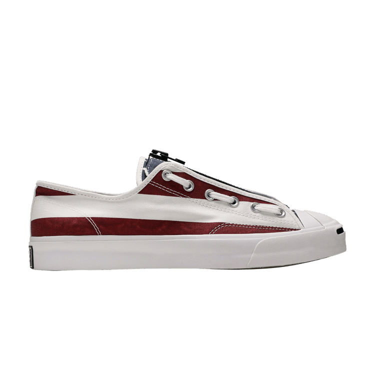 Converse Jack Purcell Zip Ox TakahiroMiyashita TheSoloist White Red