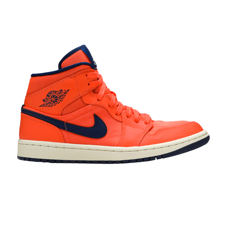 Jordan 1 Mid Turf Orange Blue Void (Women's)