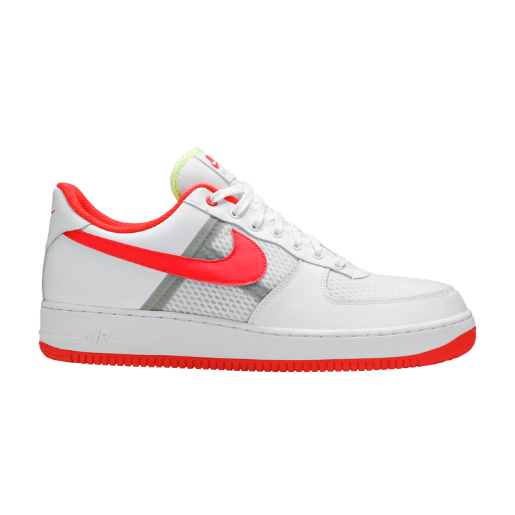 Nike Air Force 1 Low Transparent White Crimson