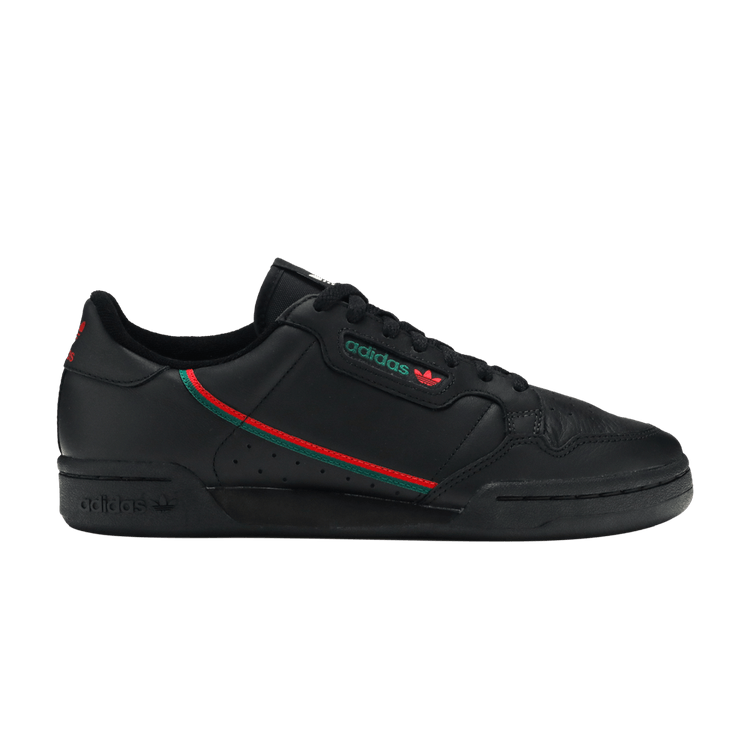 adidas Continental 80 Black Scarlet Green