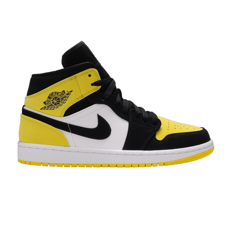 Jordan 1 Mid Yellow Toe Black - Side Kicks