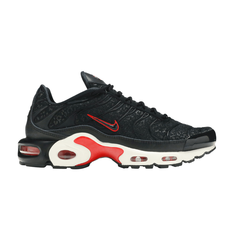 Nike Air Max Plus Premium Black Red Leopard (Women's)