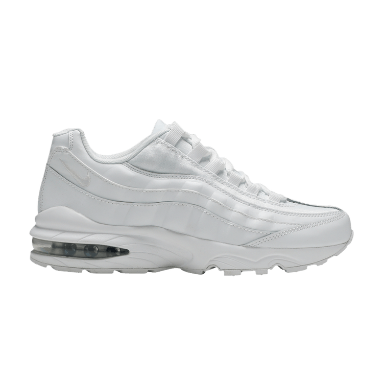 Nike Air Max 95 White Metallic Silver (GS)