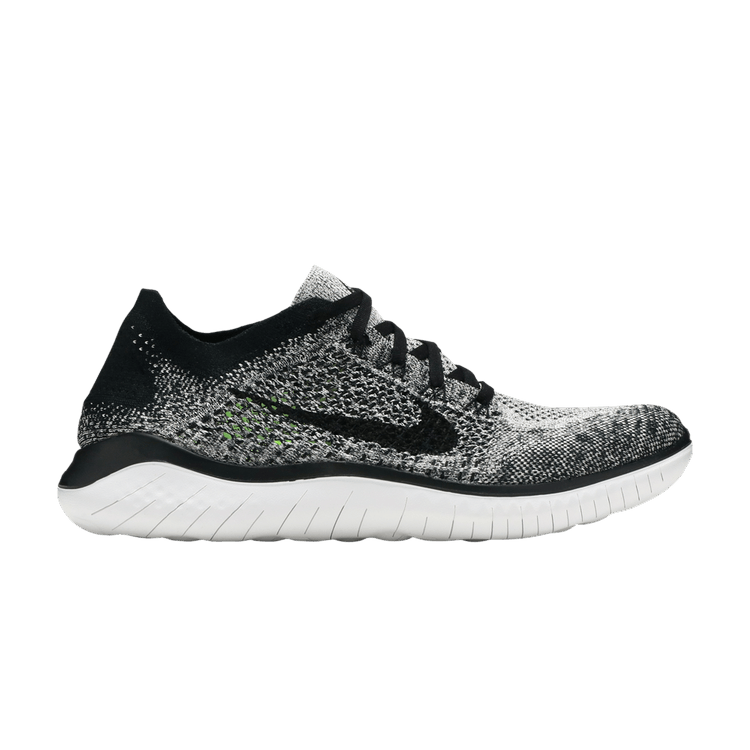 Nike Free RN Flyknit 2018 Black White Ombre