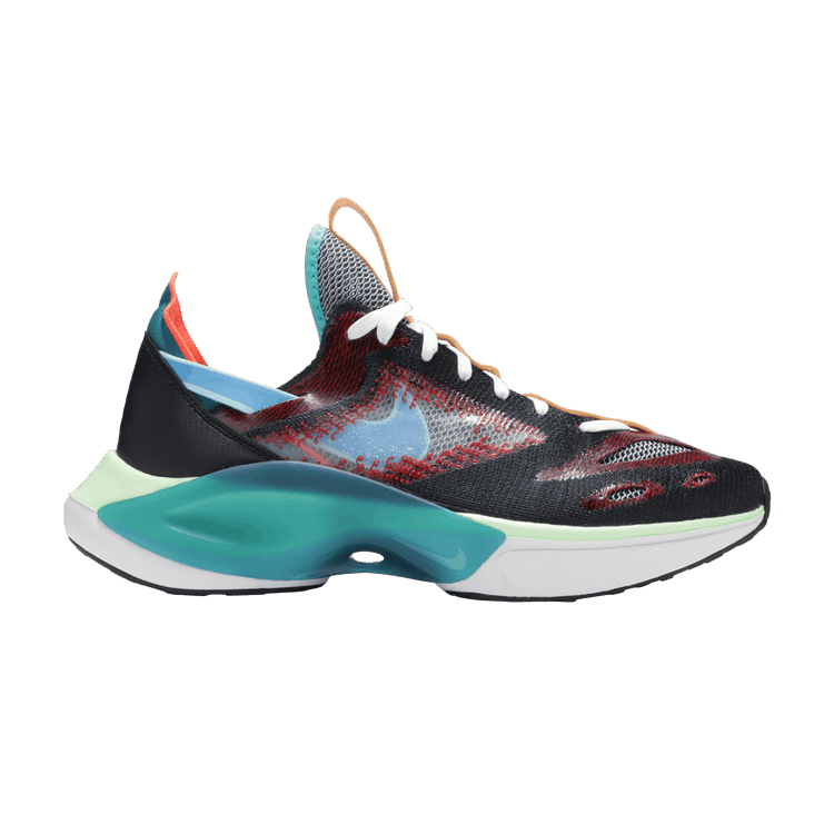 Nike Dmnsix N110 Flyknit Black Blue Hero University Red
