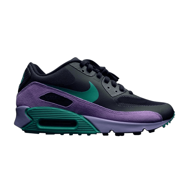 Nike Air Max 90 Premium Hyperfuse Black Stadium Green Purple