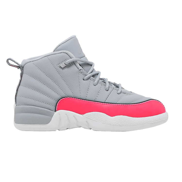 Jordan 12 Retro Wolf Grey Racer Pink (PS)