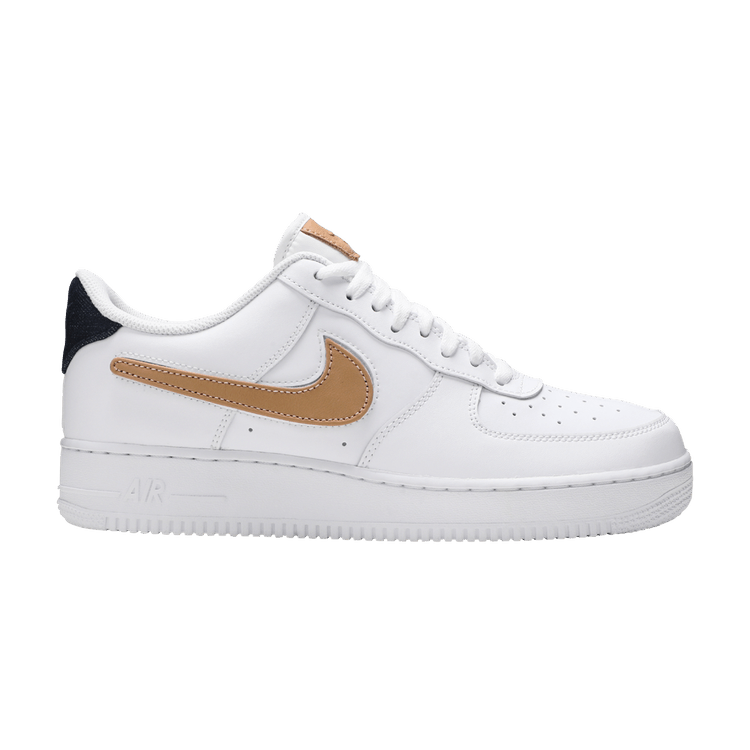 Nike Air Force 1 Low Removable Swoosh Pack White Vachetta Tan