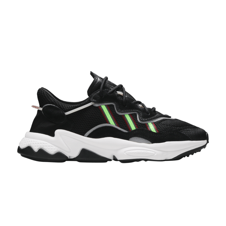 adidas Ozweego Core Black Solar Green
