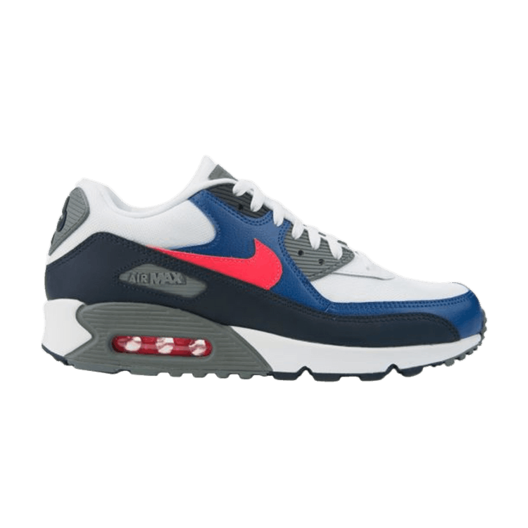 Nike Air Max 90 White Solar Red Obsidian