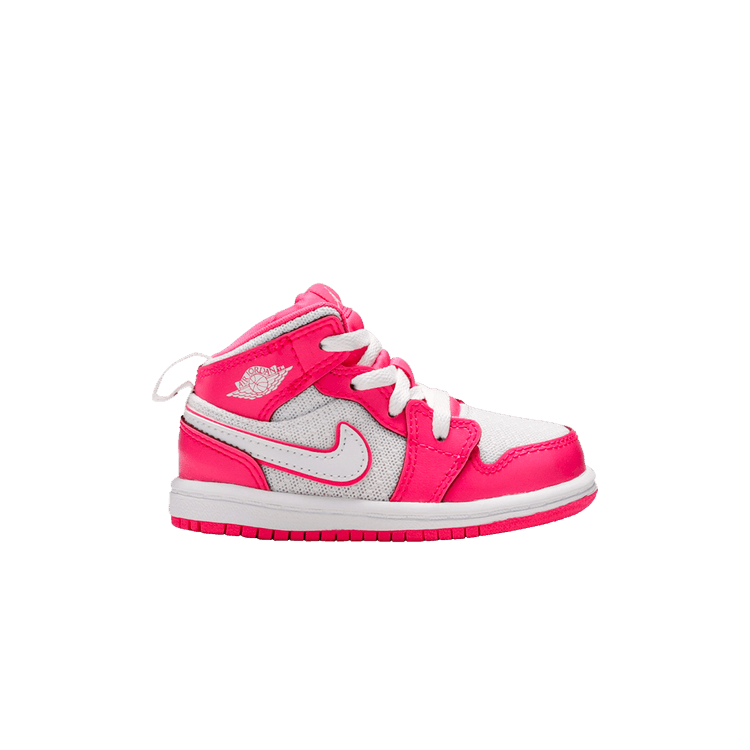 Jordan 1 Mid Hyper Pink White (TD)