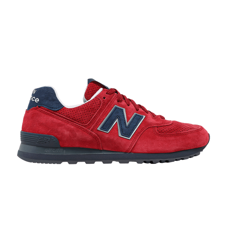 New Balance 574 MiUSA Gym Red Navy