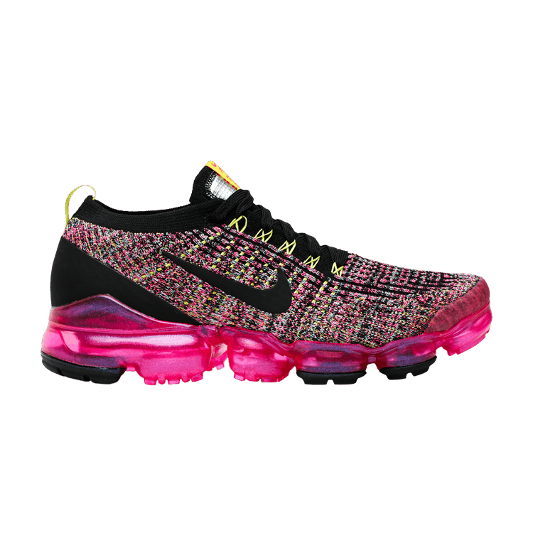 Nike Air VaporMax Flyknit 3 Black Pink Blast (Women's)