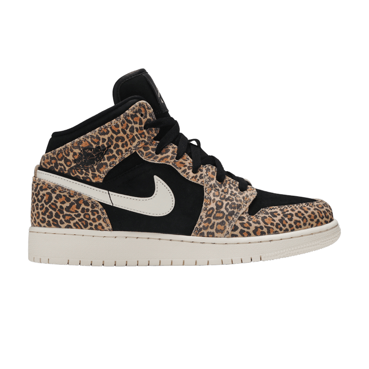 Jordan 1 Mid SE Leopard (GS) - Side Kicks