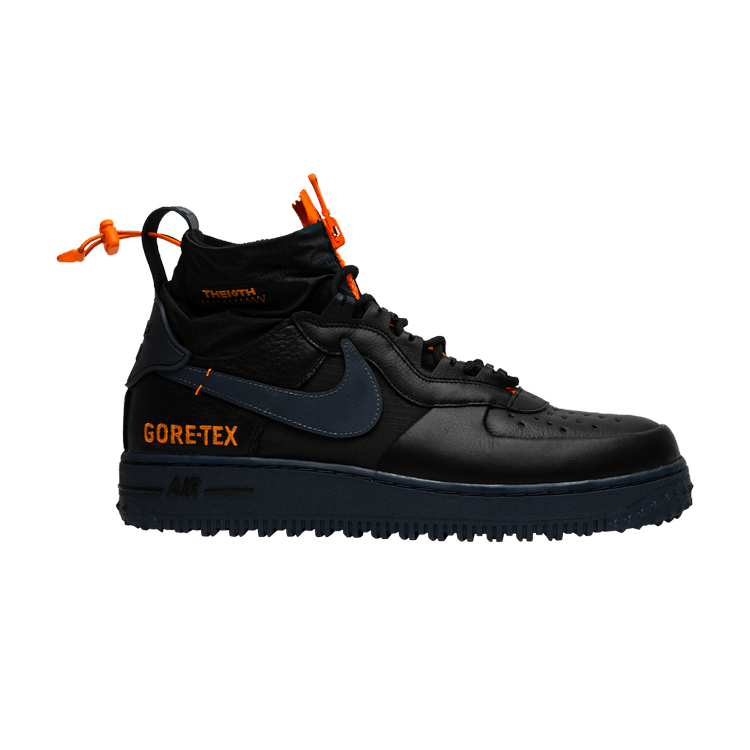 Nike Air Force 1 Winter Gore-Tex Black Bright Ceramic Thunder Blue