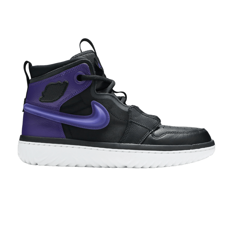 Jordan 1 High React Black Court Purple