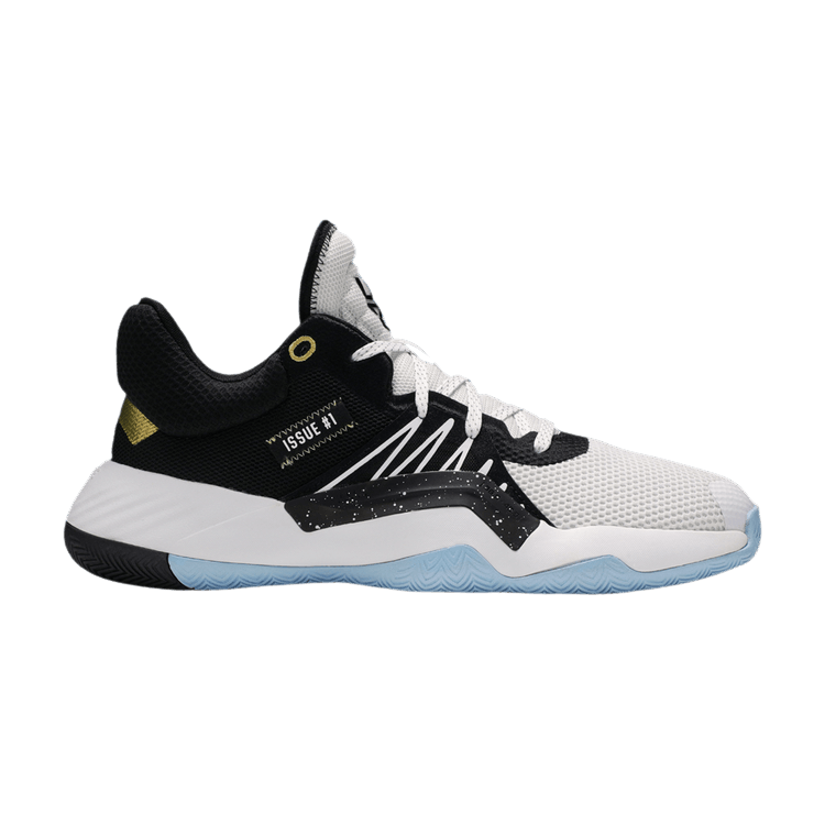 adidas D.O.N. Issue #1 White Black Gold Metallic