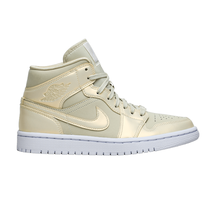 Jordan 1 Mid Goose Feather Yellow (Women's)