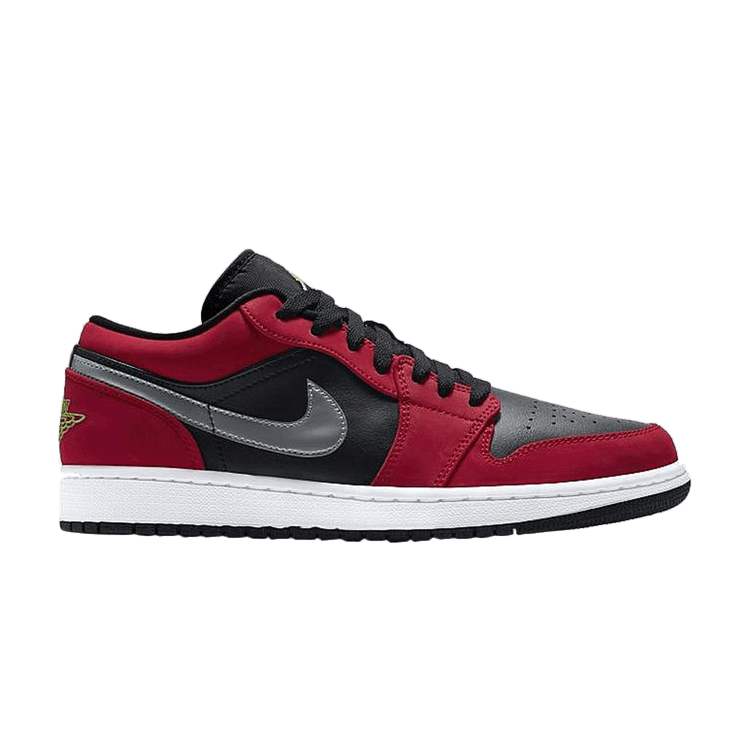 Jordan 1 Low Black Green Pulse Gym Red