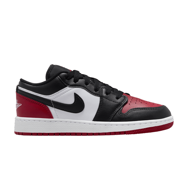 Jordan 1 Low Bred Toe 2.0 (GS)