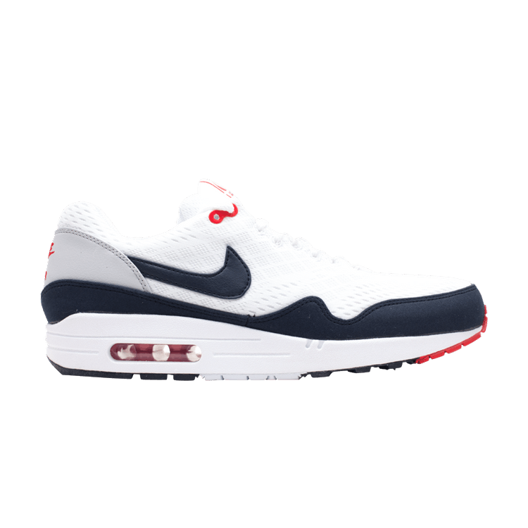 Nike Air Max 1 EM White Dark Obsidian University Red