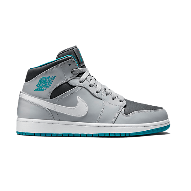 Jordan 1 Mid Wolf Grey Tropical Teal