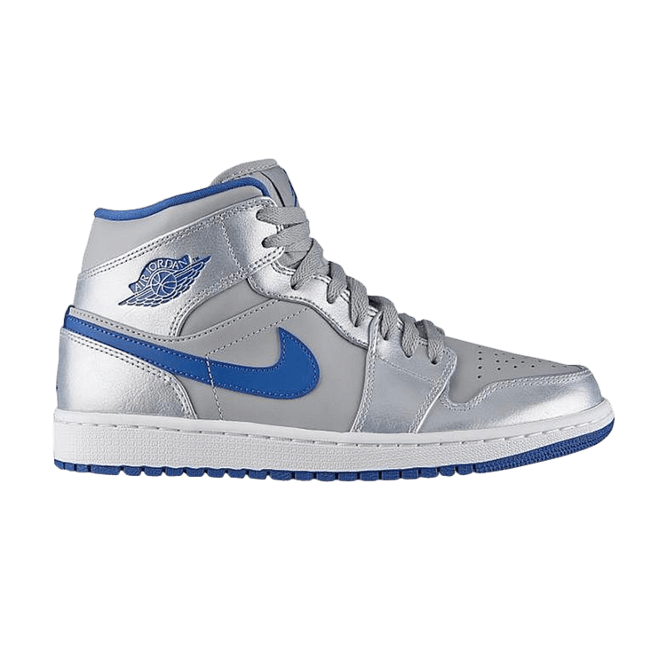 Jordan 1 Mid Wolf Grey Sport Blue