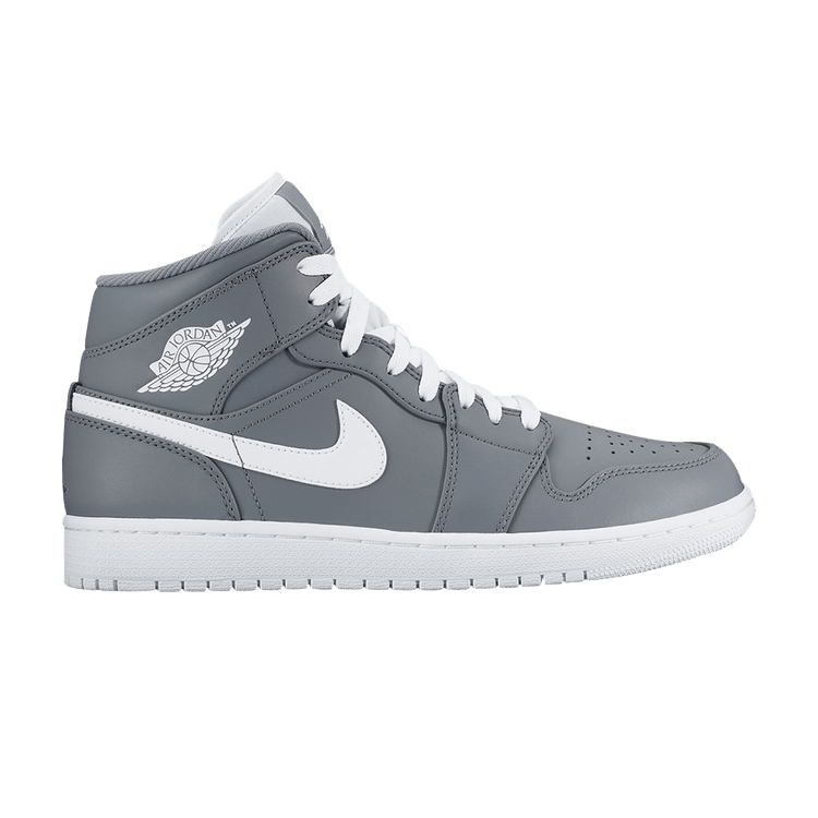 Jordan 1 Mid Cool Grey/White