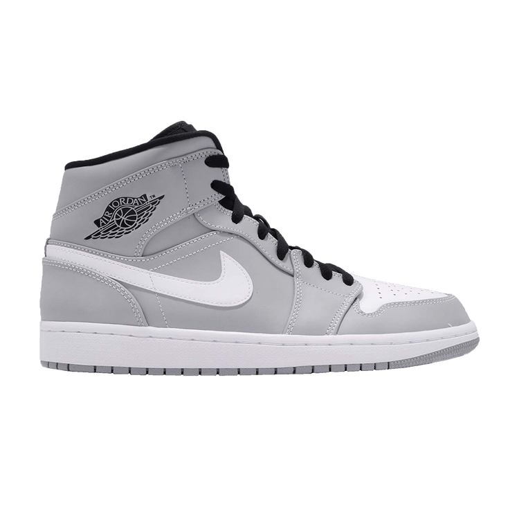 Jordan 1 Mid Wolf Grey Black White