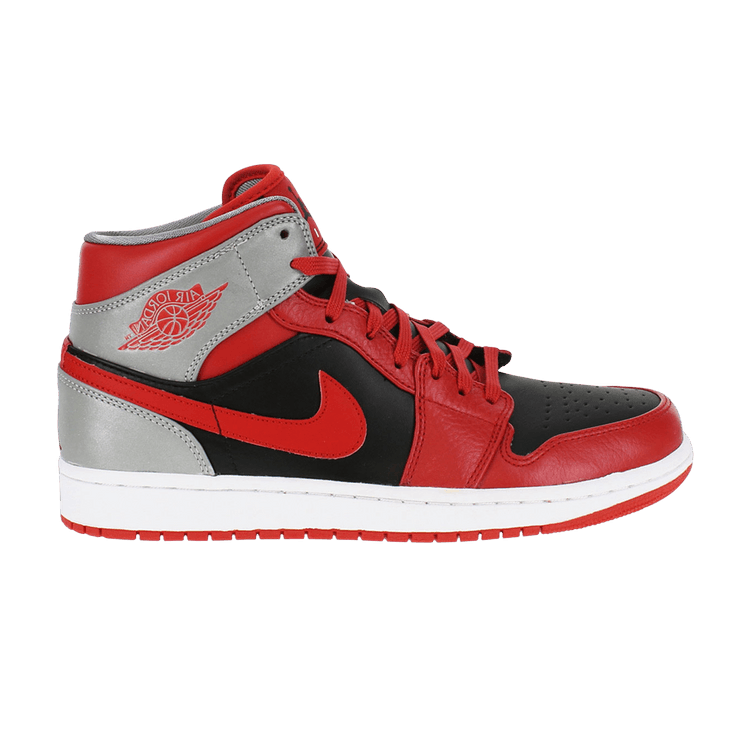 Jordan 1 Mid Fire Red Cement