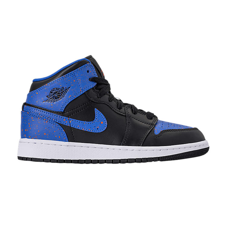 Jordan 1 Mid Royal Paint Splatter (GS)