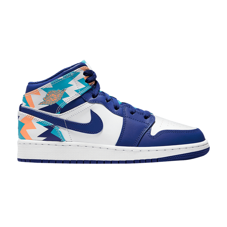 Jordan 1 Mid Geometric Print (GS)