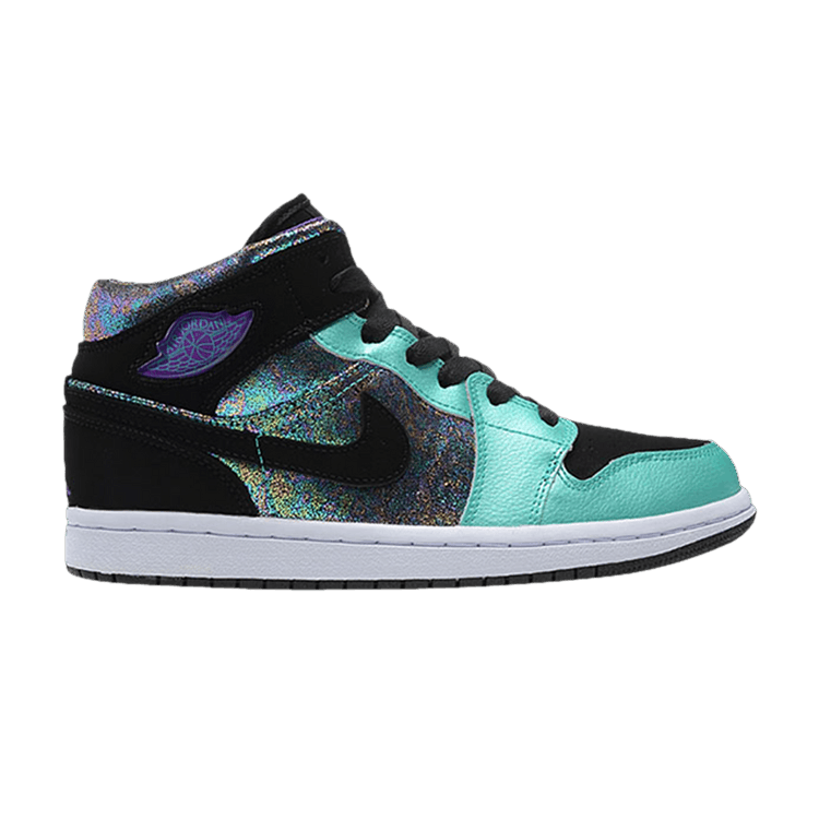 Jordan 1 Mid Atomic Teal Ultraviolet (GS)