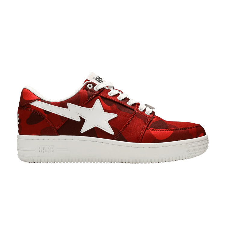 A Bathing Ape Bape Sta Low Camo Red