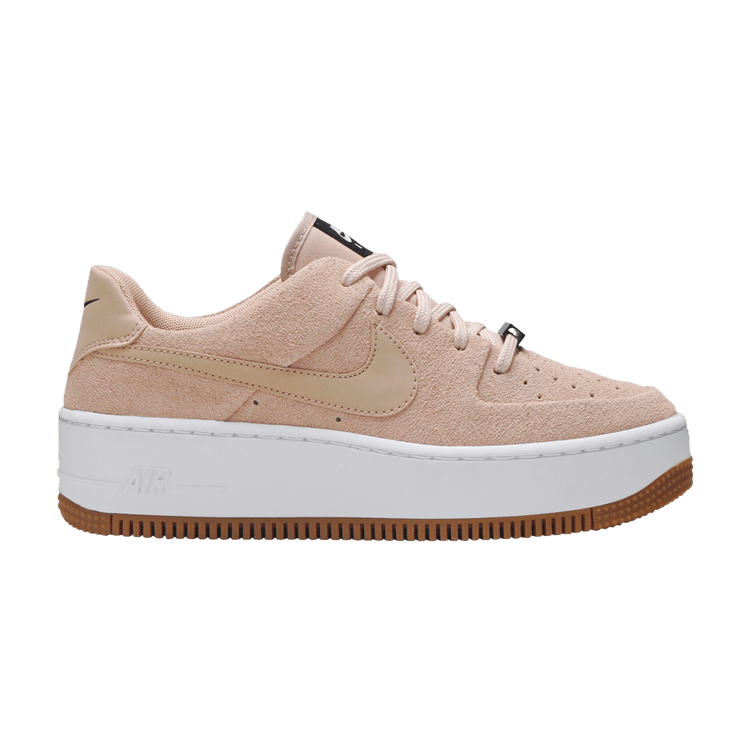 Nike Air Force Sage Low Beige Suede (Women's)