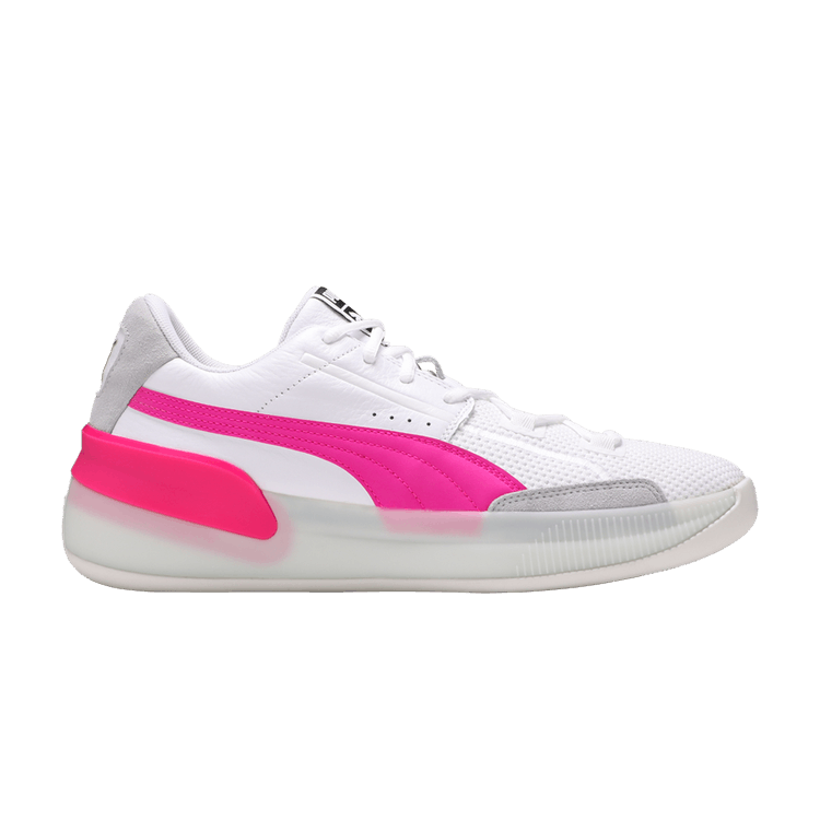 Puma Clyde Hardwood White Pink