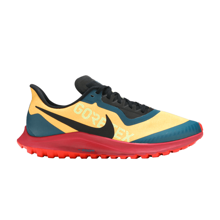 Nike Zoom Pegasus 36 Trail University Gold Noble Red Midnight Turquoise Black