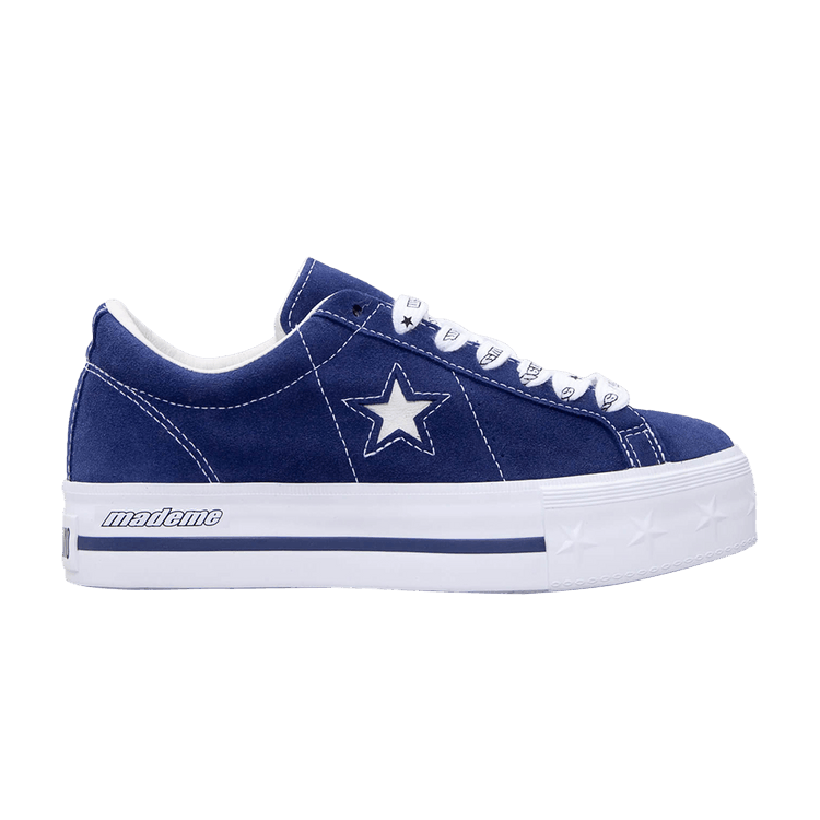 Converse One Star Platform Ox MadeMe Medieval Blue (Women's)