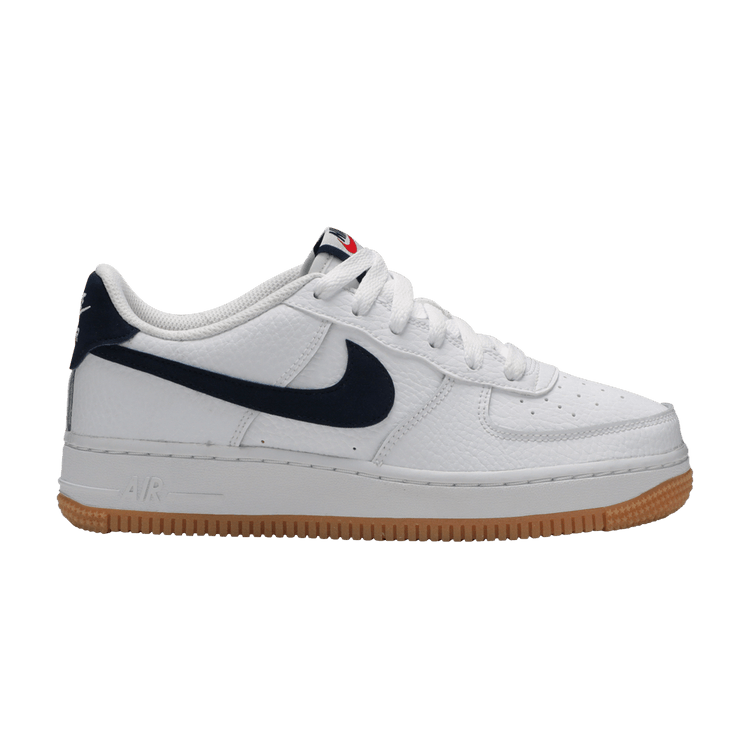 Nike Air Force 1 Low White Obsidian (GS)