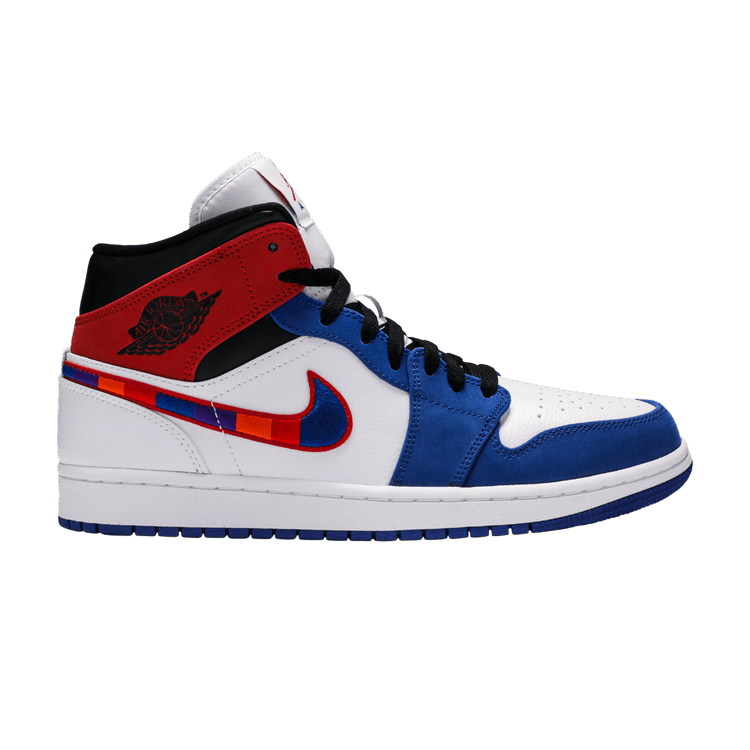 Jordan 1 Mid Multi-Color Swoosh