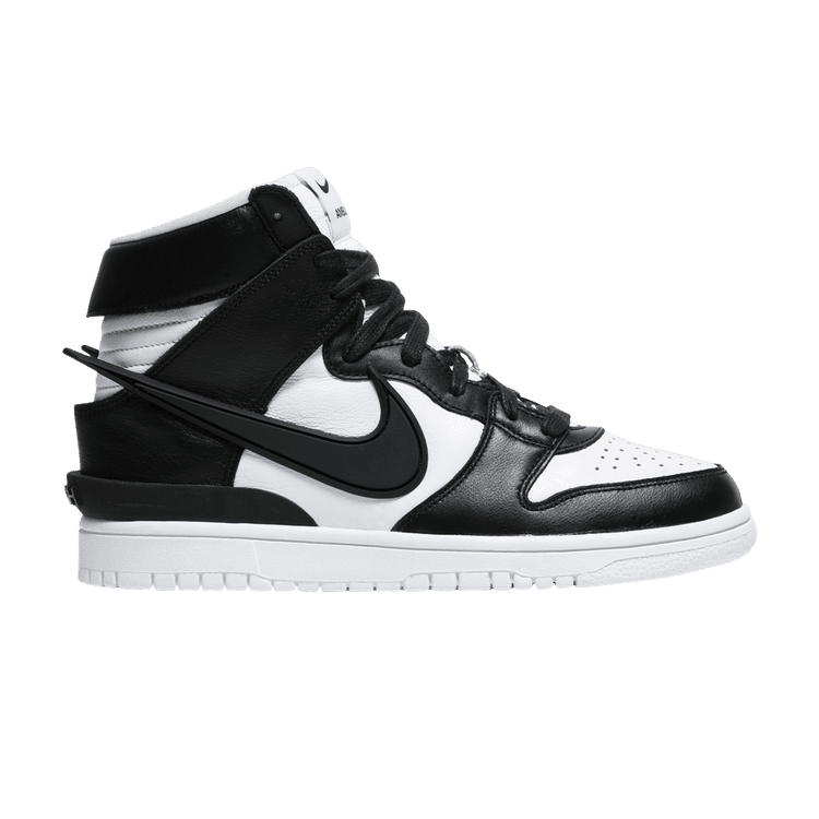 Nike Dunk High AMBUSH Black White - Side Kicks