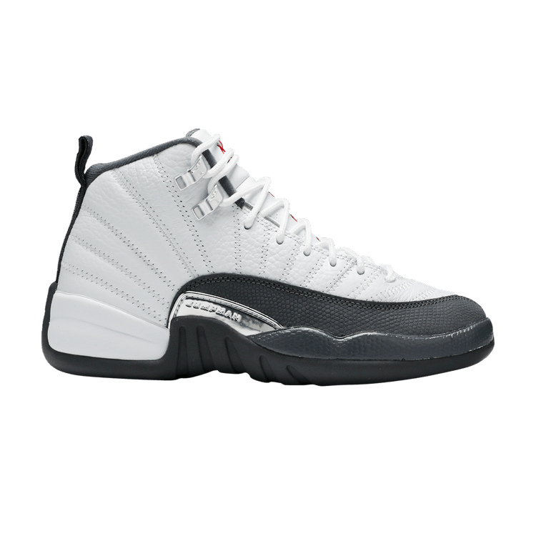 Jordan 12 Retro White Dark Grey (GS)