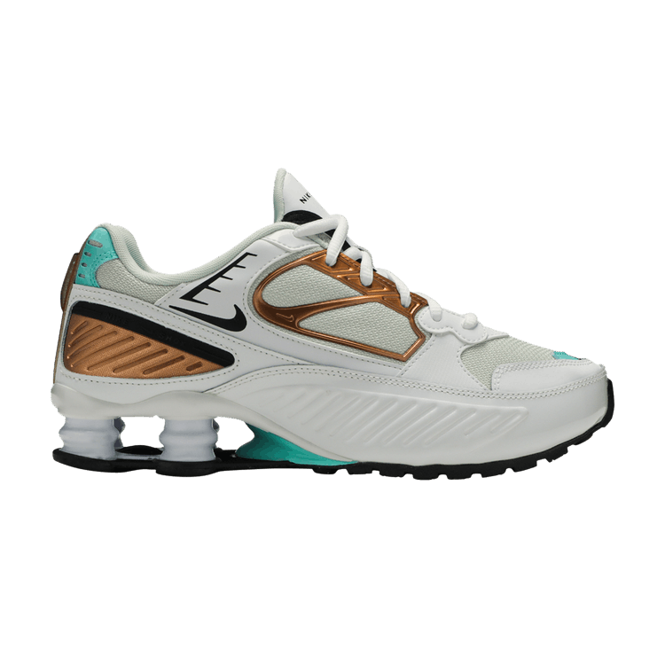 Nike Shox Enigma White Aura Green Rose Gold (Women's)