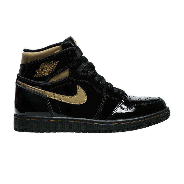 Jordan 1 Retro High Black Metallic Gold (2020) - Side Kicks