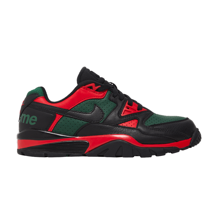 Nike Cross Trainer Low Supreme Black Green Red