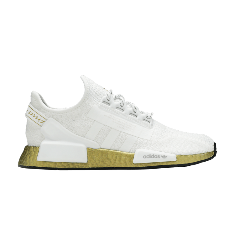 adidas NMD V2 Cloud White Gold Metallic (Women's)