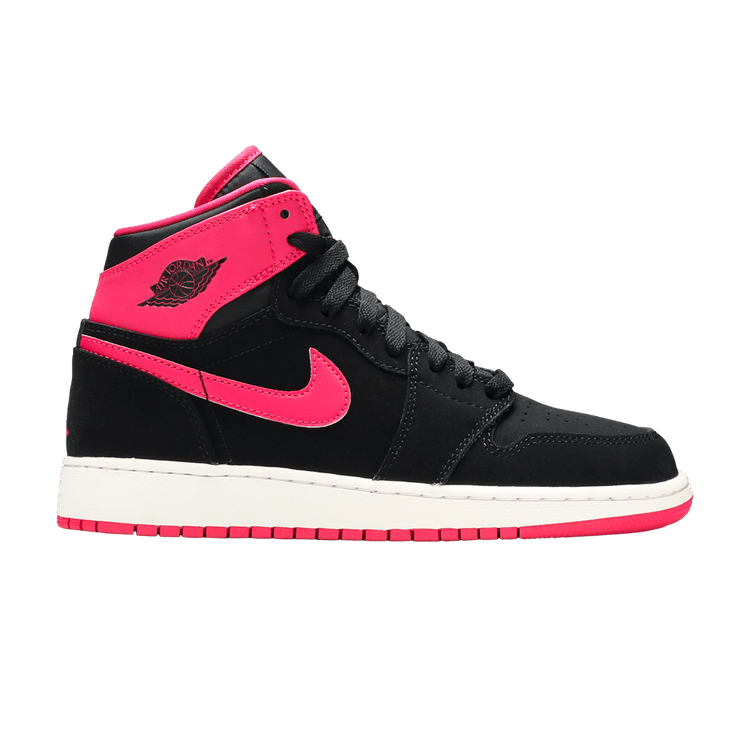 Jordan 1 Retro High Black Vivid Pink (GS)